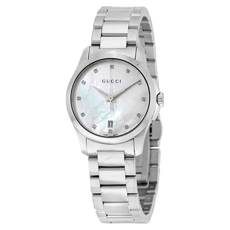 gucci g-timeless black mother-of-pearl dial ladies quartz watch|gucci g timeless watches.